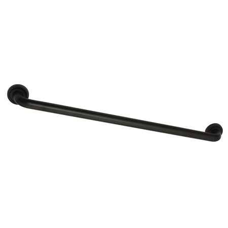 Kingston Brass DR914300 30-Inch x 1-1/4-Inch O.D Grab Bar, Matte Black DR914300
